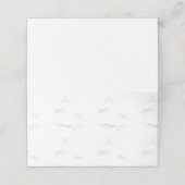 Placement Carte de place pliée (Extérieur déplié)