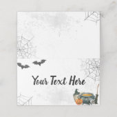 Placement Carte de place pliée (Extérieur déplié)