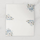 Placement Carte de place pliée / Carte d'escorte (Extérieur déplié)