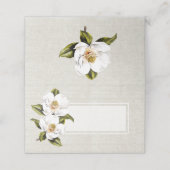Placement Carte de place pliée du Mariage Magnolia Sud (Extérieur déplié)