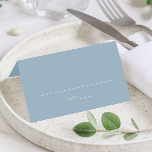 Placement Carte de place pliée Dusty Blue Mariage