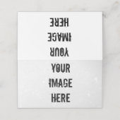 Placement Carte de place pliée entièrement personnalisable (Extérieur déplié)