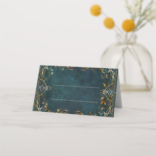 Placement Carte de place pliée Imaginaire (Devant)