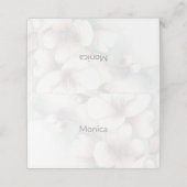 Placement Carte de place pliée mariage (Extérieur déplié)