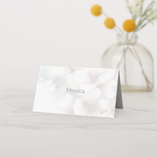 Placement Carte de place pliée mariage (Devant)