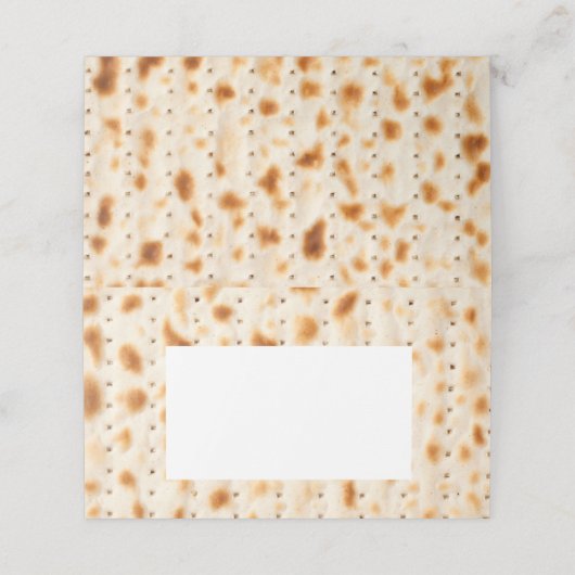 Placement Carte de place pliée, Style de pliage : Horizontal (Extérieur déplié)