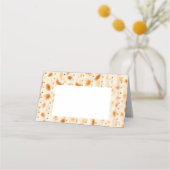 Placement Carte de place pliée, Style de pliage : Horizontal (Devant)