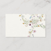 Placement Carte de place pour Fleur sauvage féminin (Dos)