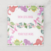 Placement Carte de place pour la fête d'anniversaire de la f (Extérieur déplié)