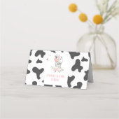 Placement Carte de place pour l'anniversaire de la vache (Devant)