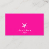 Placement Carte de place Starfish (Dos)