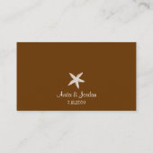 Placement Carte de place Starfish (Dos)