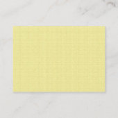 Placement Carte de place Tuxedo (Dos)