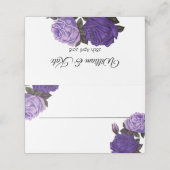 Placement Carte de place Violet Violet Rose (Extérieur déplié)