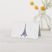 Placement Carte de place violette Tour Eiffel Damas (Dos)