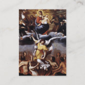 Placement Carte de prière Âmes saintes en Purgatoire Saint G (Devant)