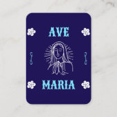 Placement Carte de prière Ave Maria - Espagnol Hail Mary (Devant)