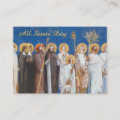 Placement Carte de prière catholique de la Toussaint (Devant)