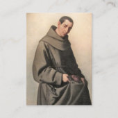 Placement Carte de prière catholique de St. Didacus le Confe (Devant)