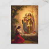 Placement Carte de prière catholique romaine de Ste Jeanne d (Devant)