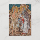 Placement Carte de prière chrétienne orthodoxe de Sainte-Mar (Devant)