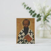 Placement Carte de prière chrétienne orthodoxe St. Basil (Debout devant)