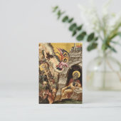 Placement Carte de prière chrétienne orthodoxe St. John Clim (Debout devant)