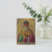 Placement Carte de prière chrétienne orthodoxe St. Vladimir (Debout devant)