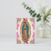 Placement Carte de prière commémorative Notre-Dame de Guadal (Debout devant)