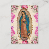 Placement Carte de prière commémorative Notre-Dame de Guadal (Devant)