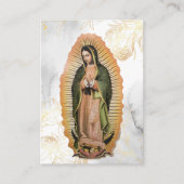 Placement Carte de prière commémorative Notre-Dame de Guadal (Devant)