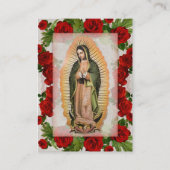 Placement Carte de prière commémorative Notre-Dame de Guadal (Devant)