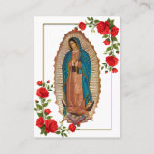 Placement Carte de prière commémorative Notre-Dame de Guadal (Devant)
