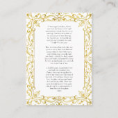 Placement Carte de prière de grossesse catholique magnifique (Devant)