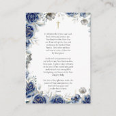 Placement Carte de prière de grossesse catholique Vierge Mar (Devant)