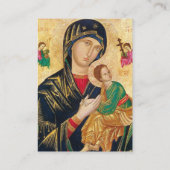 Placement Carte de prière de grossesse chrétienne orthodoxe (Dos)
