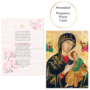 Placement Carte de prière de grossesse chrétienne orthodoxe