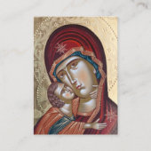 Placement Carte de prière de grossesse chrétienne orthodoxe (Devant)