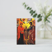 Placement Carte de prière de grossesse de Ste Anne, Joachim, (Debout devant)