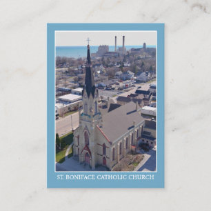 Placement Carte de prière de l'église catholique St. Bonifac