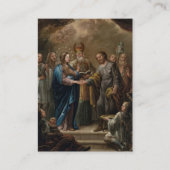 Placement Carte de prière de mariage catholique romain (Devant)