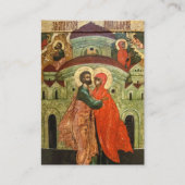 Placement Carte de prière de mariage chrétien orthodoxe (Devant)