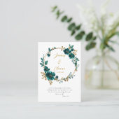 Placement Carte de prière de mariage orthodoxe aux fleurs sa (Debout devant)