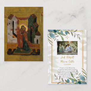 Placement Carte de prière de mariage orthodoxe avec cadre do