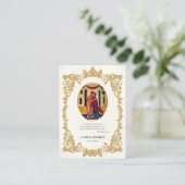 Placement Carte de prière de mariage orthodoxe avec cadre do (Debout devant)