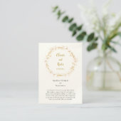 Placement Carte de prière de mariage orthodoxe chrétien (Debout devant)