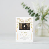Placement Carte de prière de mariage orthodoxe simple élégan (Debout devant)