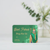 Placement Carte de prière de saint Patrick – Prière du plast (Debout devant)