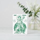 Placement Carte de prière dévotionnelle Saint-Patrick (Debout devant)