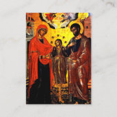 Placement Carte de prière du Mariage chrétien orthodoxe de l (Dos)